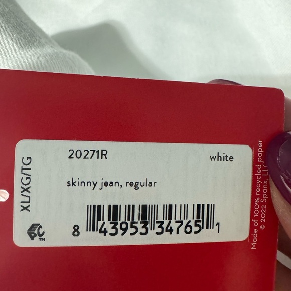 SPANX Skinny Jeans Regular Length Size XL - Picture 4 of 11